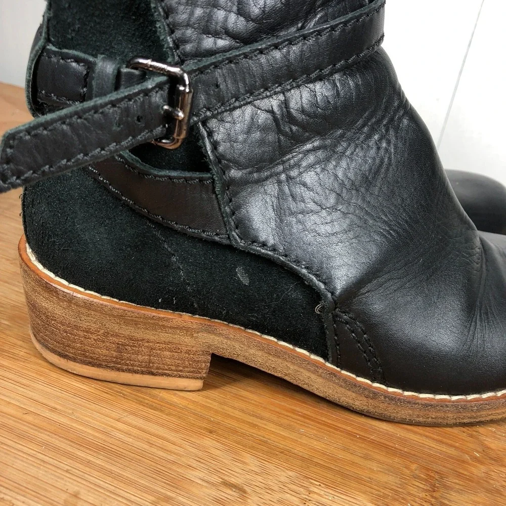 Acne Studios womens size 36 shoes Black Leather heel ankle boots